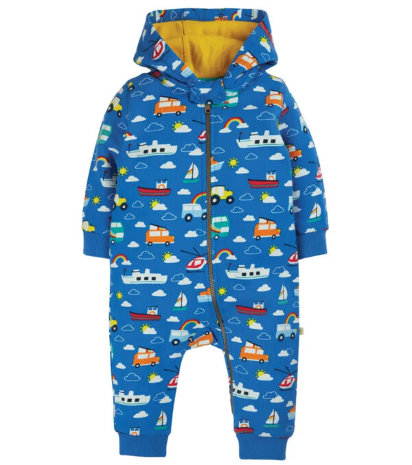 Cuddly fleece Onesie Boats