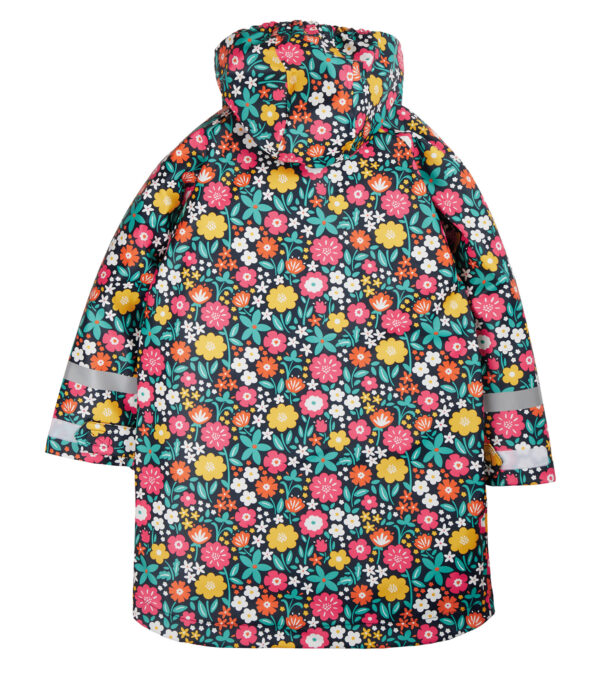 Colorful Kid's Raincoat with flowers - Image 2