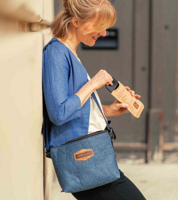 Rebecca Allrounder Bag, Piñatex® Denim - Image 2