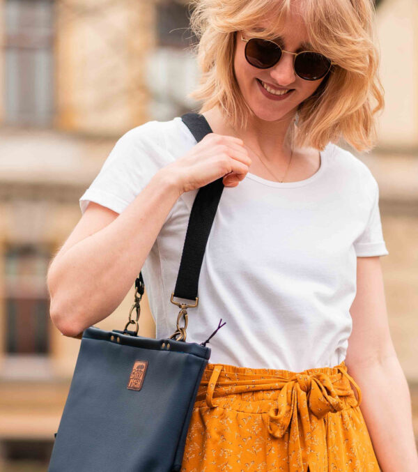 Rachel Allrounder Cactus Leather, navy-caramel - Image 3