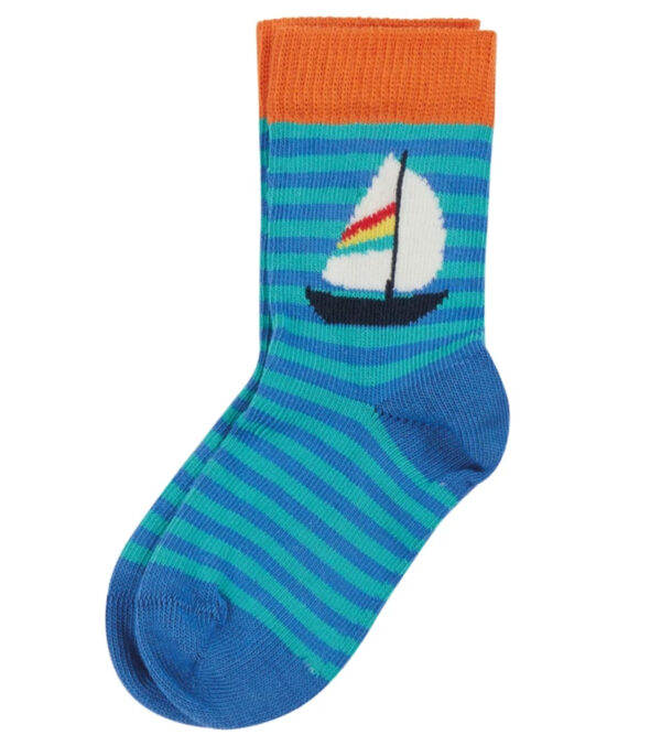 Colorful Socks 3-pack, Sailing boat - Image 2