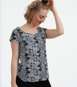 Shirt Asheville Abstract schwarz – Bild 2