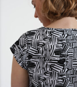 Shirt Asheville Abstract schwarz – Bild 3