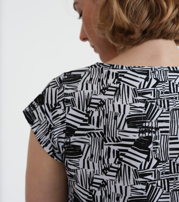 Shirt Asheville Abstract black - Image 3