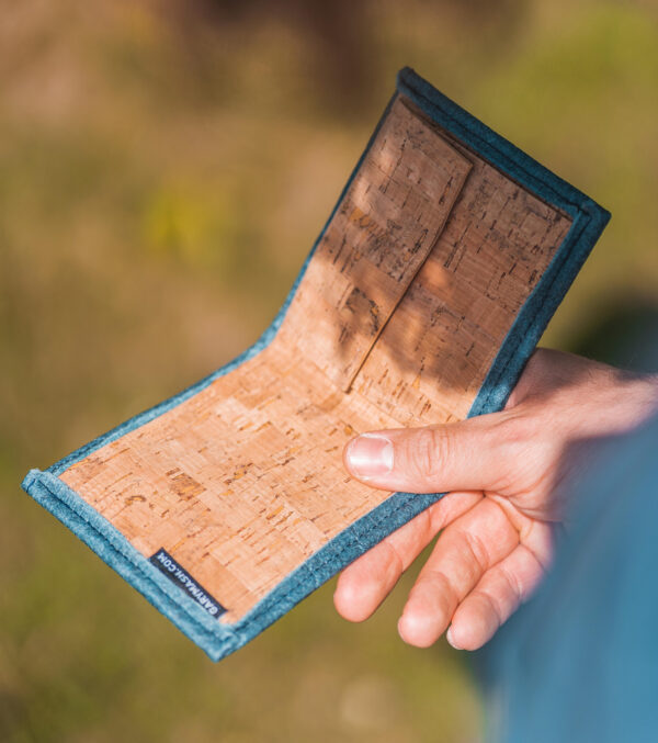 Piñatex® Wallet Denim blue - Image 3