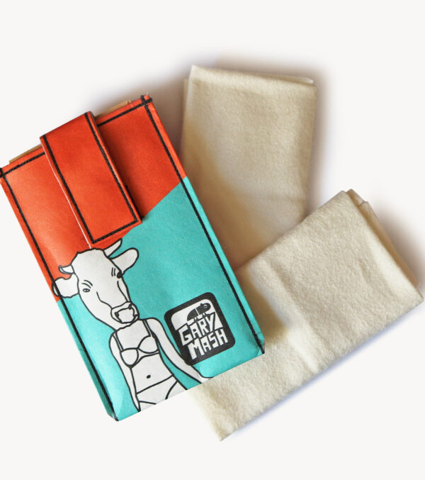 2 pieces of cloth handkerchiefs with cover - Image 6