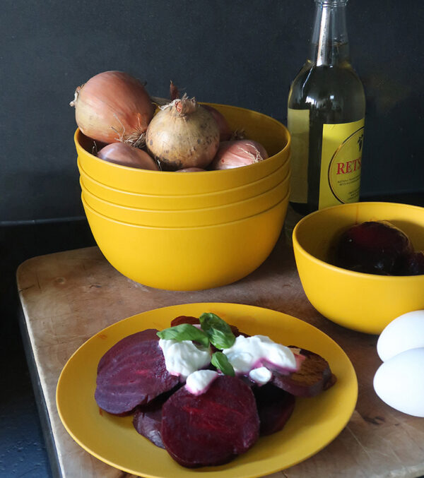 Bowl 18 cm saffron yellow - Image 3