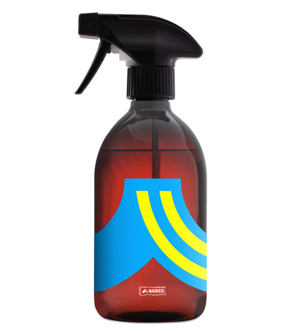 Spray bottle made from recycled PET