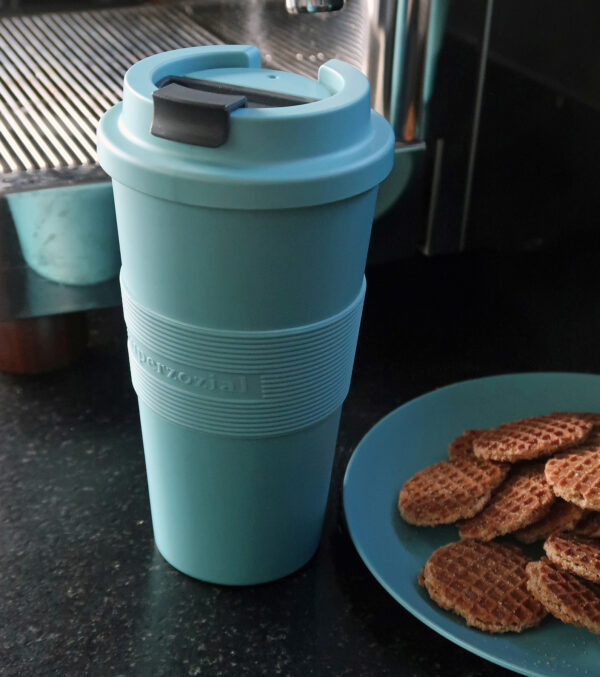 Coffee to-go Mug misty blue - Image 11