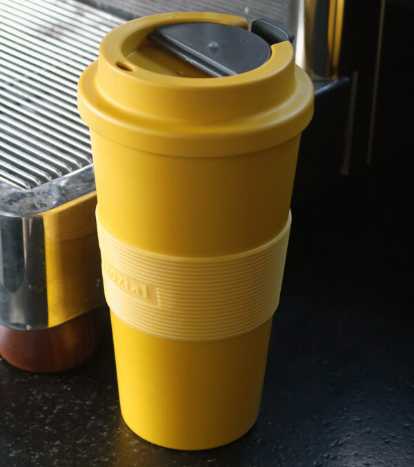 Coffee to-go Becher safrangelb – Bild 7