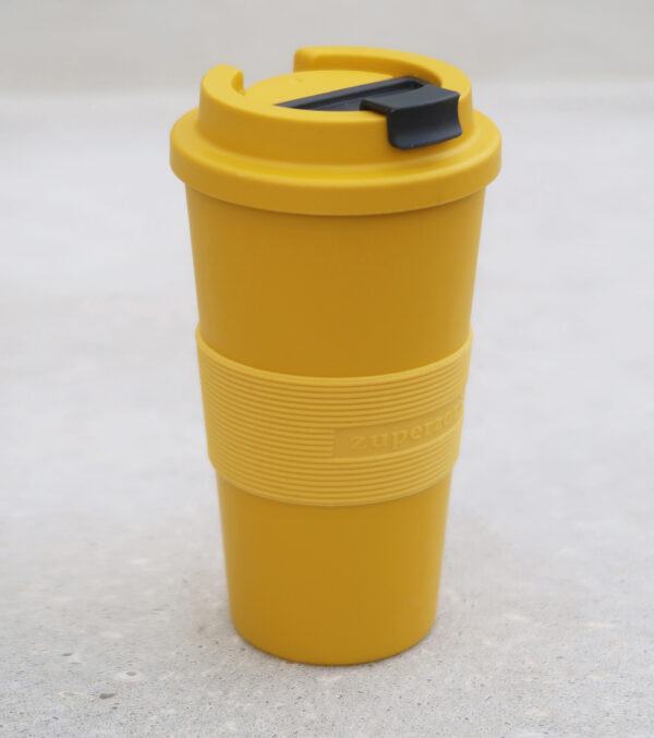 Coffee to-go Becher safrangelb – Bild 6