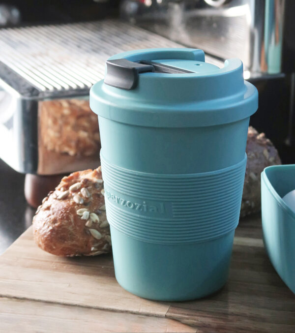 Coffee to-go Mug misty blue - Image 4