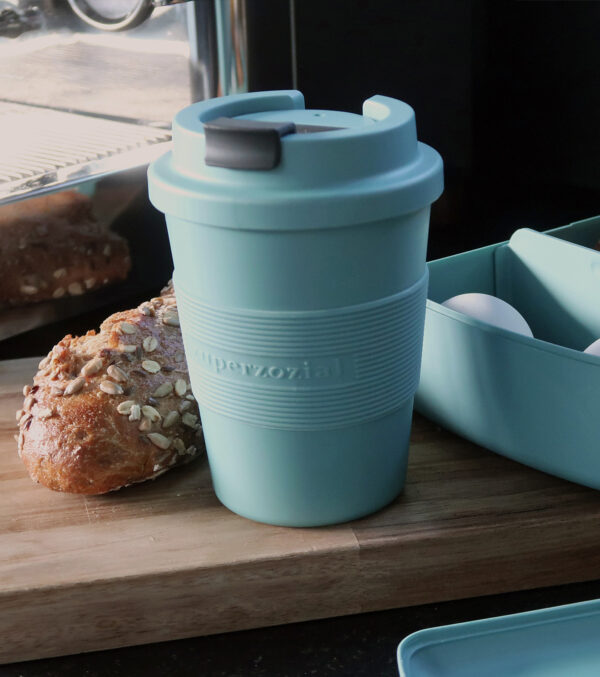 Coffee to-go Mug misty blue - Image 5