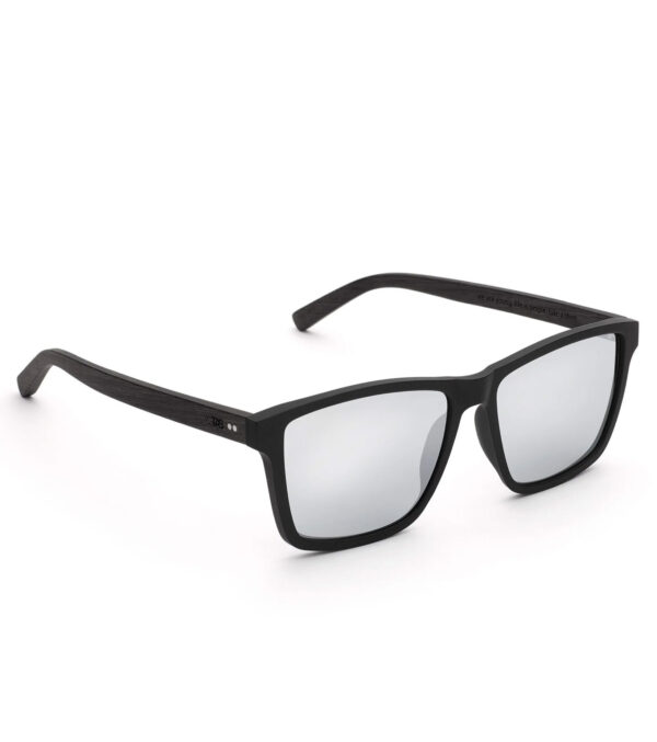 Sunglasses Anton black oak wood - Image 2