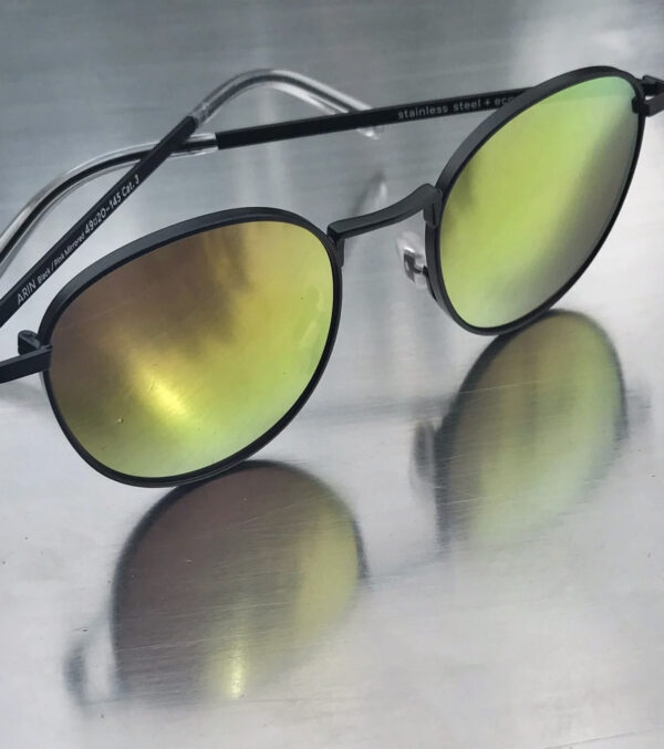 Sunglasses Arin stainless steel, mirrored - Image 6