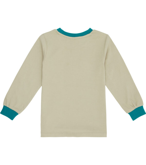 Children's Pajamas sage green with Pears - Image 3