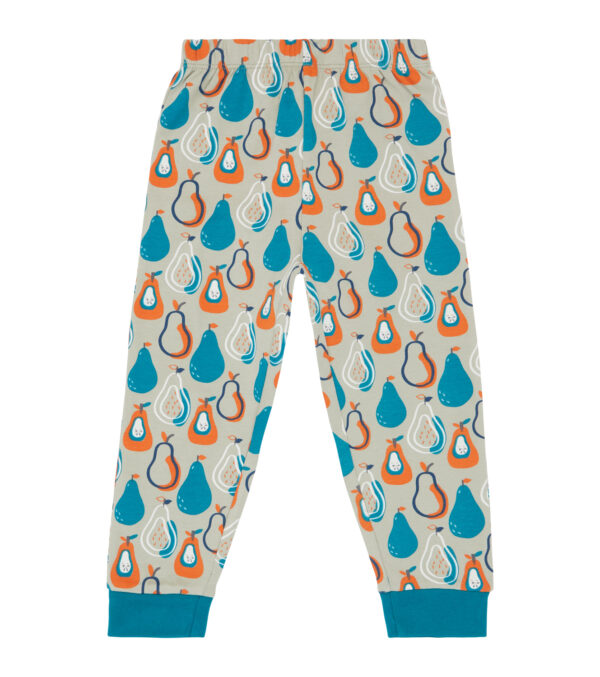 Children's Pajamas sage green with Pears - Image 4
