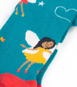 Warm Kids Tights, Pack of 2, Fairies - Image 3