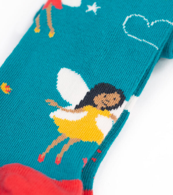 Warm Kids Tights, Pack of 2, Fairies - Image 3