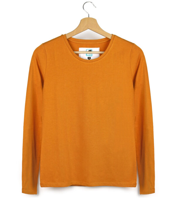 Long Sleeve Shirt Vivian bright mustard