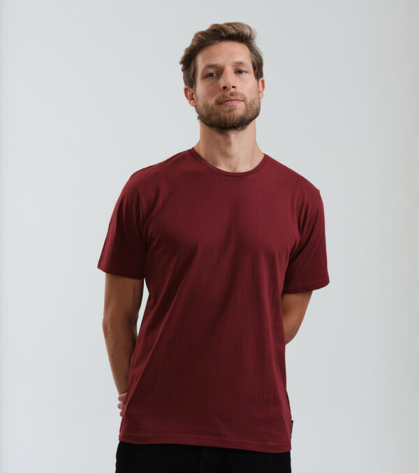 Basic Shirt dark burgundy - Image 2
