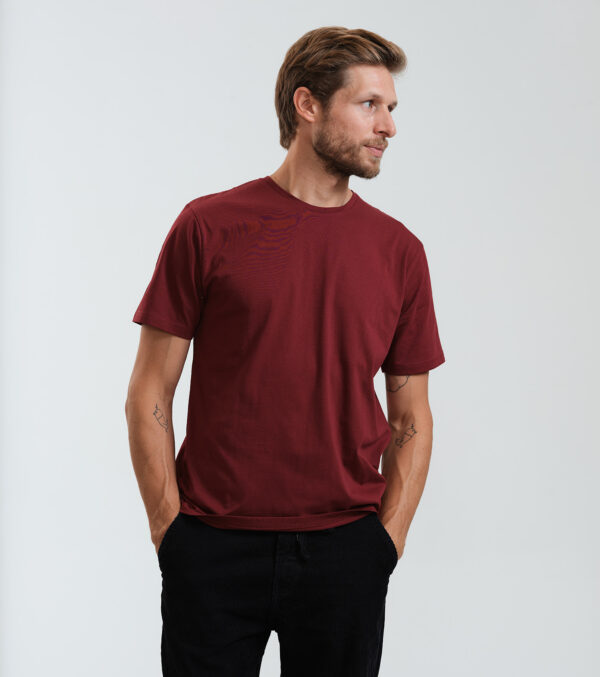 Basic Shirt dark burgundy - Image 5