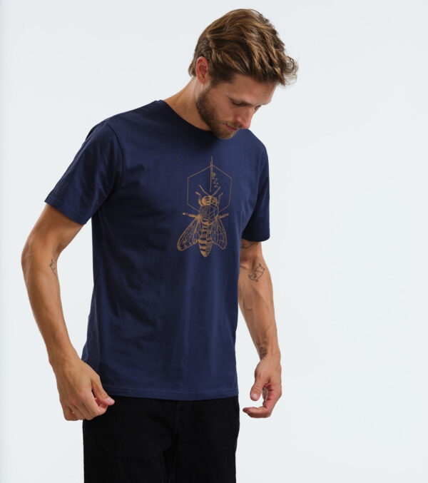 Shirt The Bee navy blue - Image 3