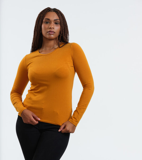 Long Sleeve Shirt Vivian bright mustard - Image 2