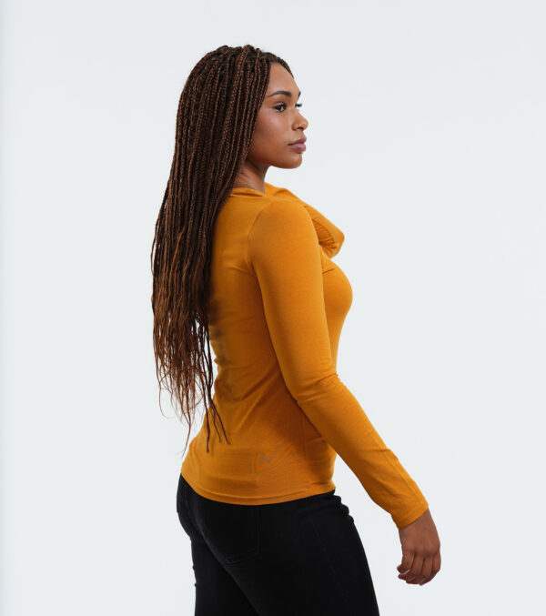 Long Sleeve Shirt Vivian bright mustard - Image 5