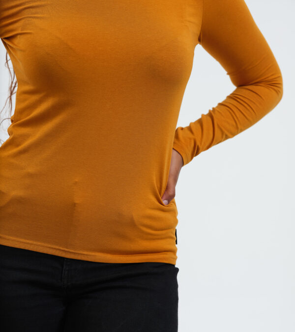 Long Sleeve Shirt Vivian bright mustard - Image 3