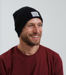 Cotton knit Hat Jackson black - Image 4