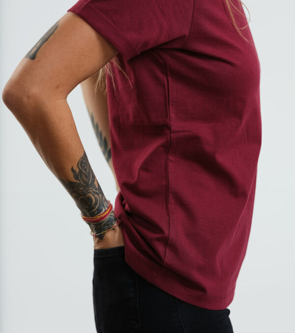 Shirt Taylor burgundy - Image 4