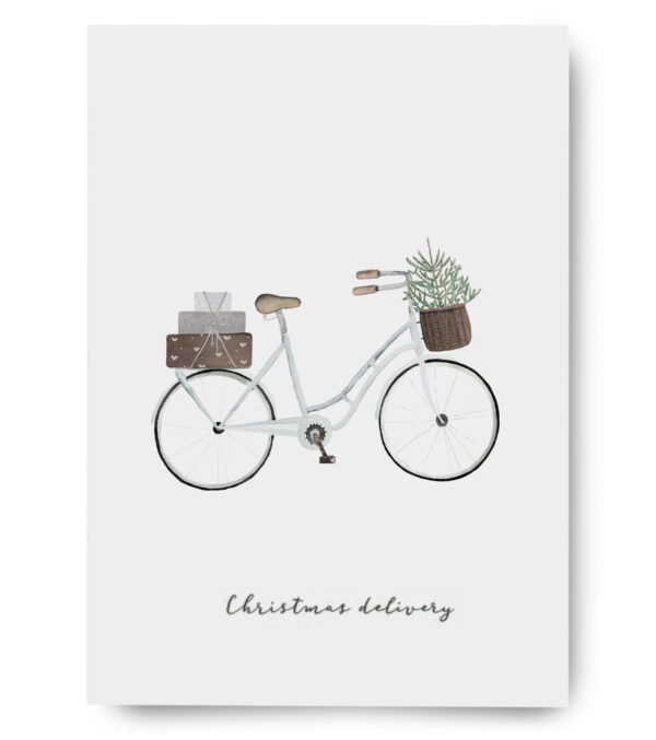 Spruchkarte A6, Geschenke Fahrrad