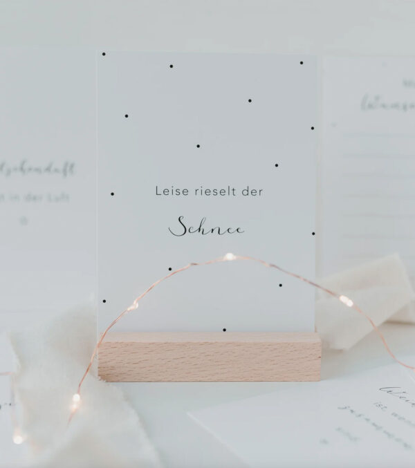 Greeting Card A6, Let it snow - Image 2