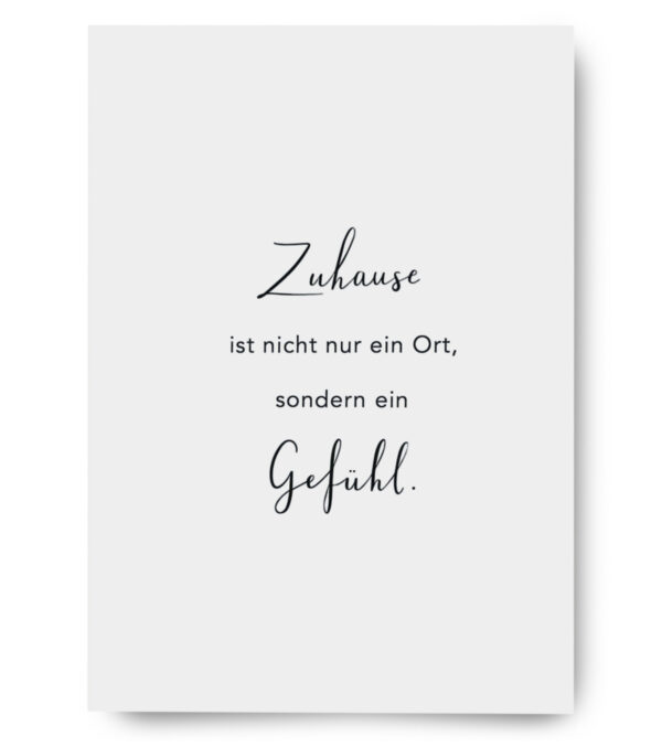 Greeting Card A6, Home