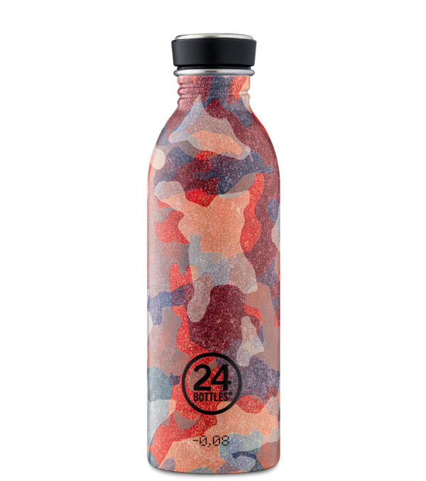 0,5l Drinking Bottle Camo Coral