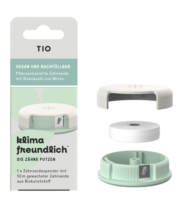 TIOFLOSS Dental floss dispenser incl. 1 spool