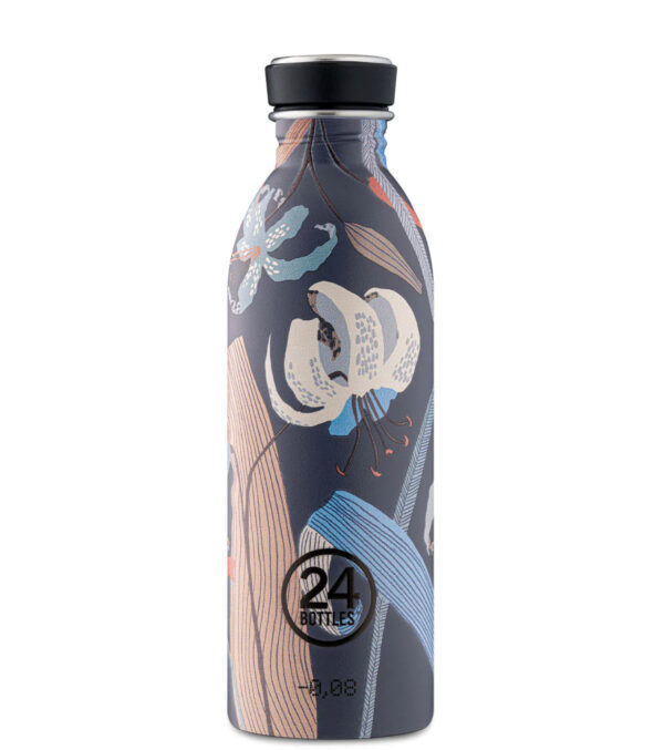 Edelstahl Trinkflasche Navy Lily