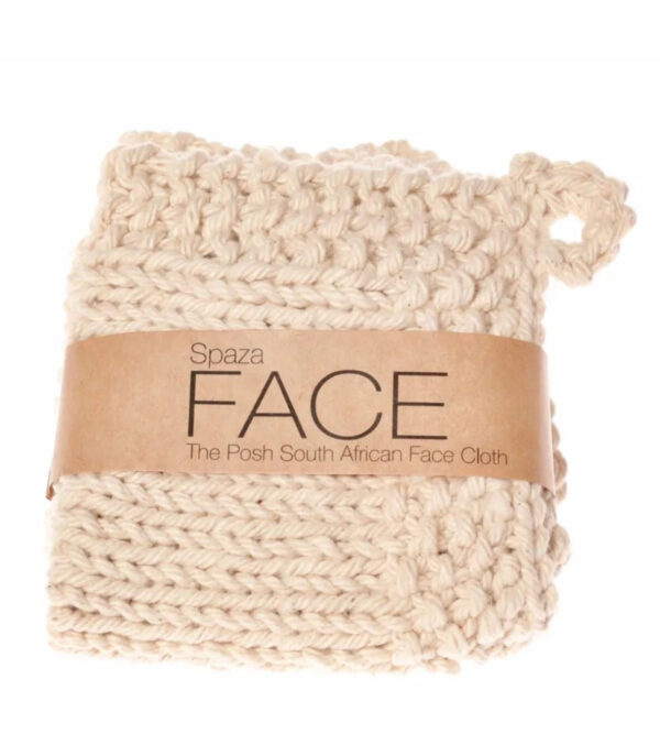 Hand knitted Face Clotch