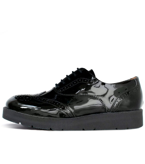 Flatform Brogues black
