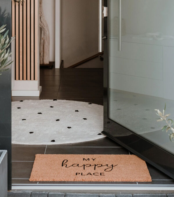 Coconut Doormat Happy Place 75 x 45 cm - Image 3