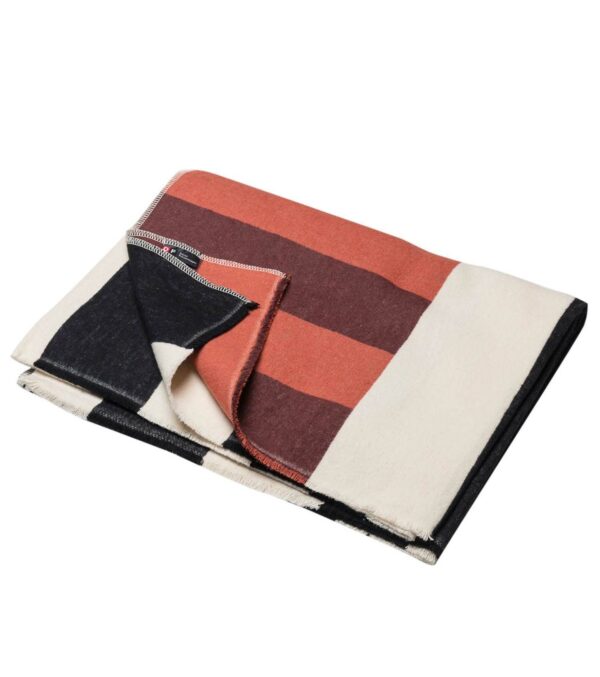 Eco Flannel Blanket Block stripes with Storage Bag