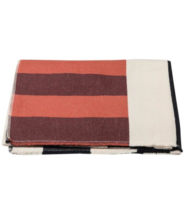 Eco Flannel Blanket Block stripes with Storage Bag - Image 4
