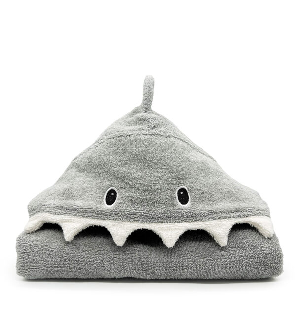 Fluffy Kid's Bathing Poncho Shark - Image 2