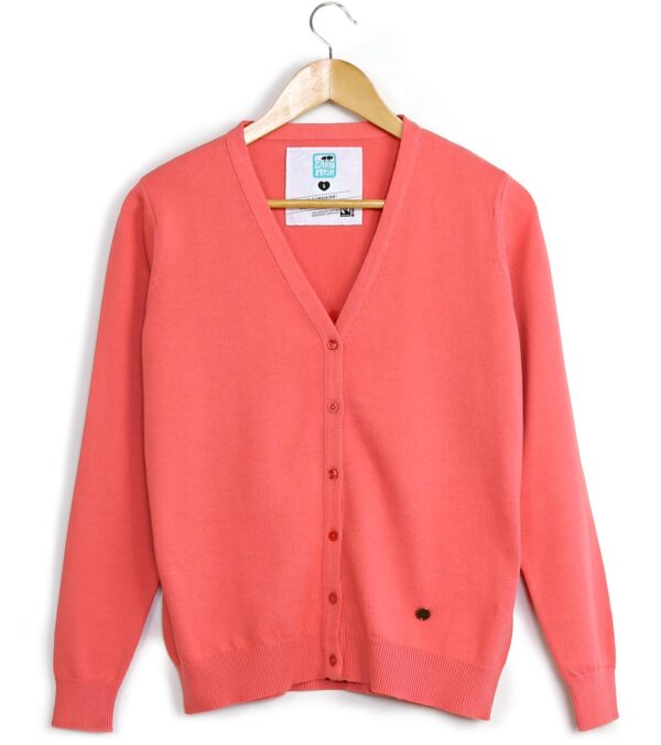 Cardigan Jodie coral
