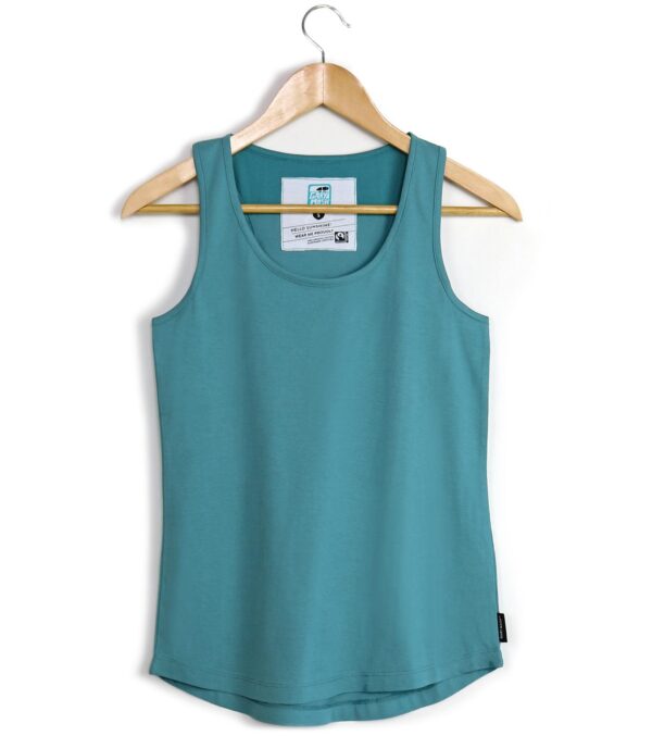 Tanktop Alex bright turquoise blue