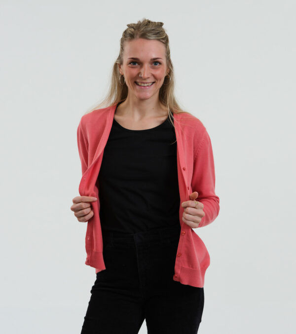 Cardigan Jodie coral - Image 5
