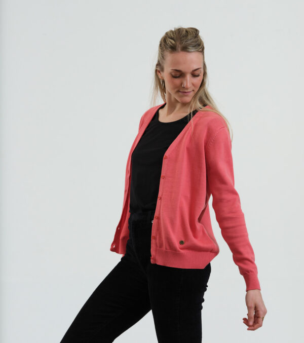 Cardigan Jodie coral - Image 3