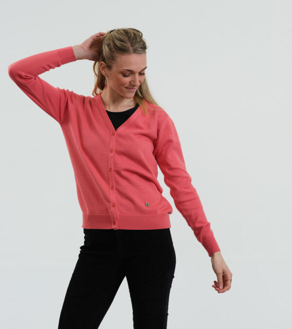 Cardigan Jodie coral - Image 2