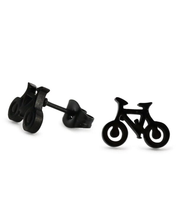 Fine ear studs Bicycle - Image 2